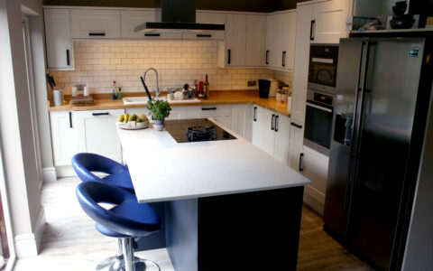 Kitchen with Big Fridge