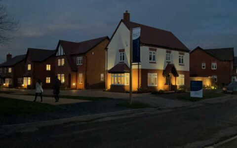 outside lighting on a house